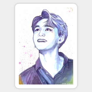 NCT LUCAS YUKHEI WATERCOLOUR Sticker